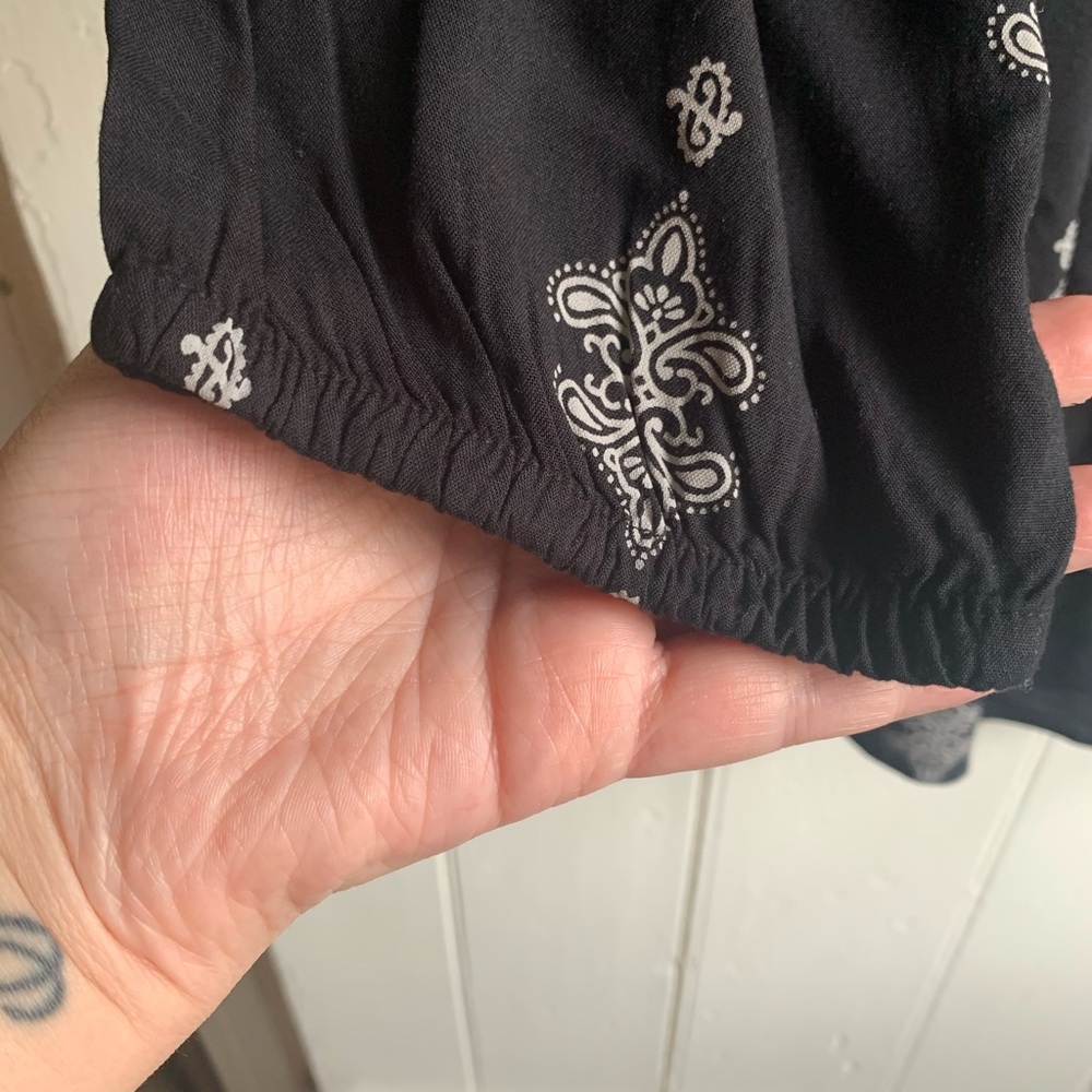 Brand New Black W/ Boho Pattern Sonoma Top 🖤 - Picture 3 of 6